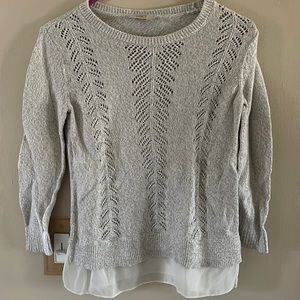 Loft grey sweater